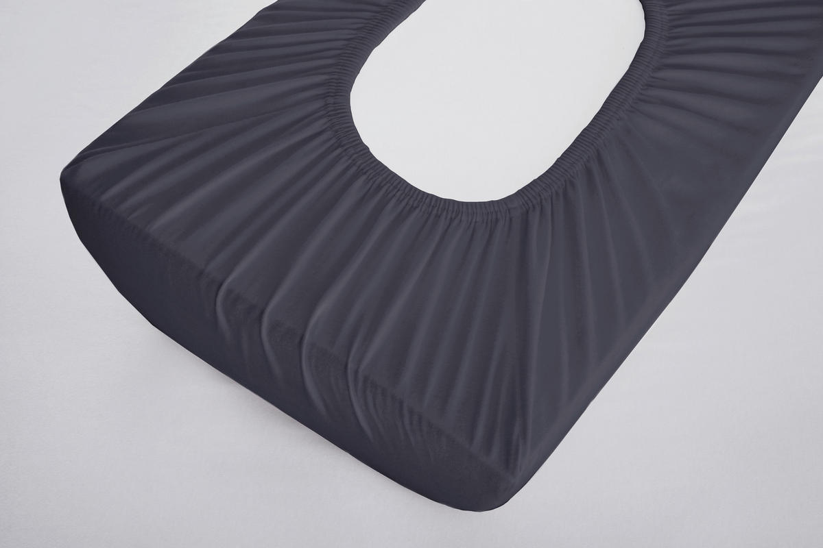 NACKENKISSENBEZUG - Anthrazit, Basics, Textil (18,5/27cm)