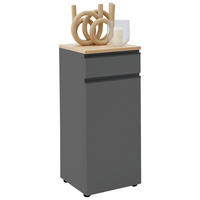 KOMMODE , 45/102/41 cm, 1 Schublade(n)  - Eichefarben/Anthrazit, Design, Holz/Holzwerkstoff (45/102/41cm) - Dieter Knoll