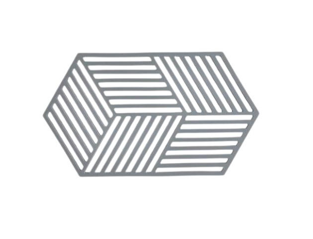 GRYTUNDERLÄGG  24 cm - ljusgrå, Basics, plast (24cm) - Zone Denmark
