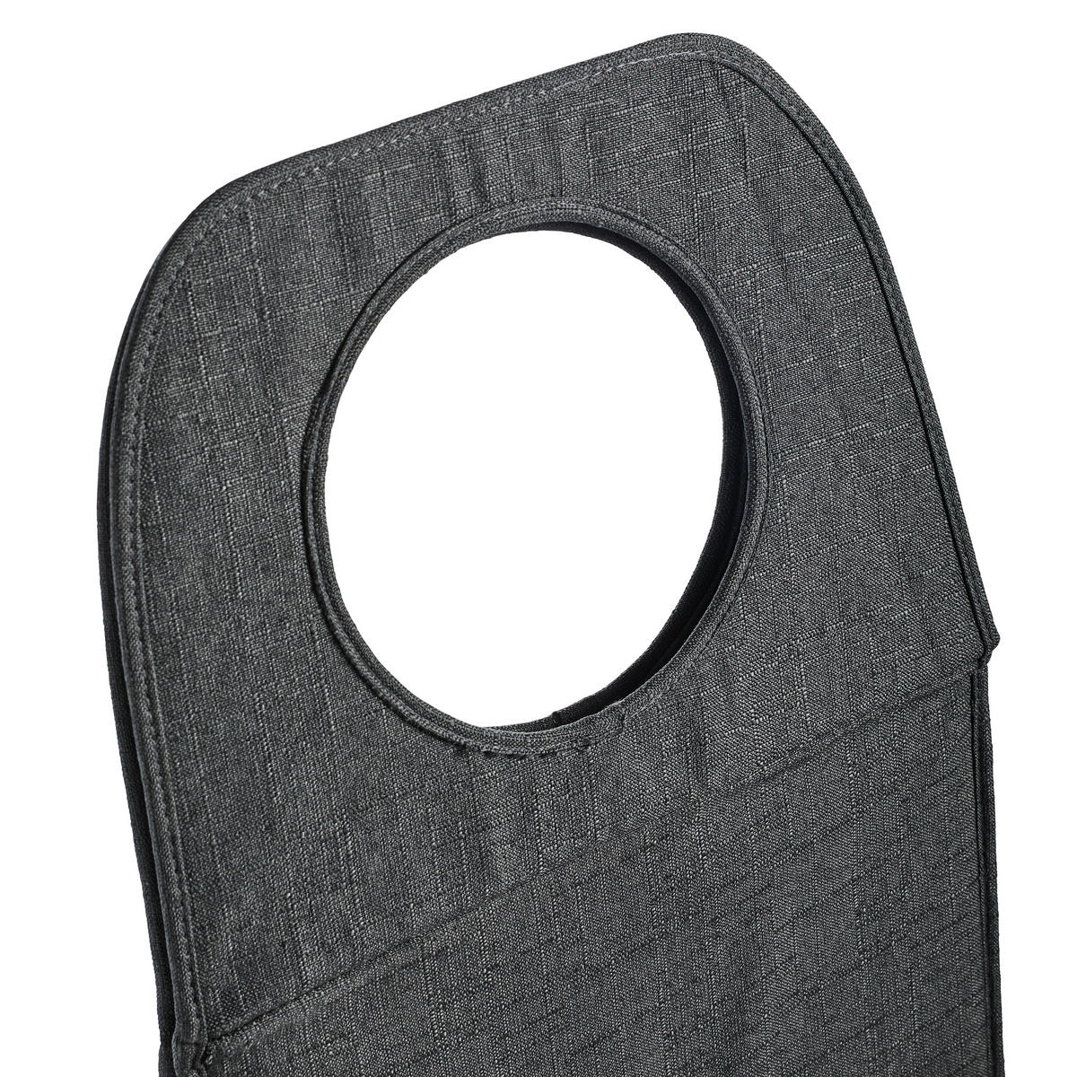 WÄSCHEKORB - Dunkelgrau, Basics, Textil (40/63/30cm) - Ambia Home