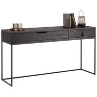 KONSOLENTISCH in Holz, Metall   140/40/74 cm  - Schwarz, Design, Holz/Metall (140/40/74cm) - Livetastic