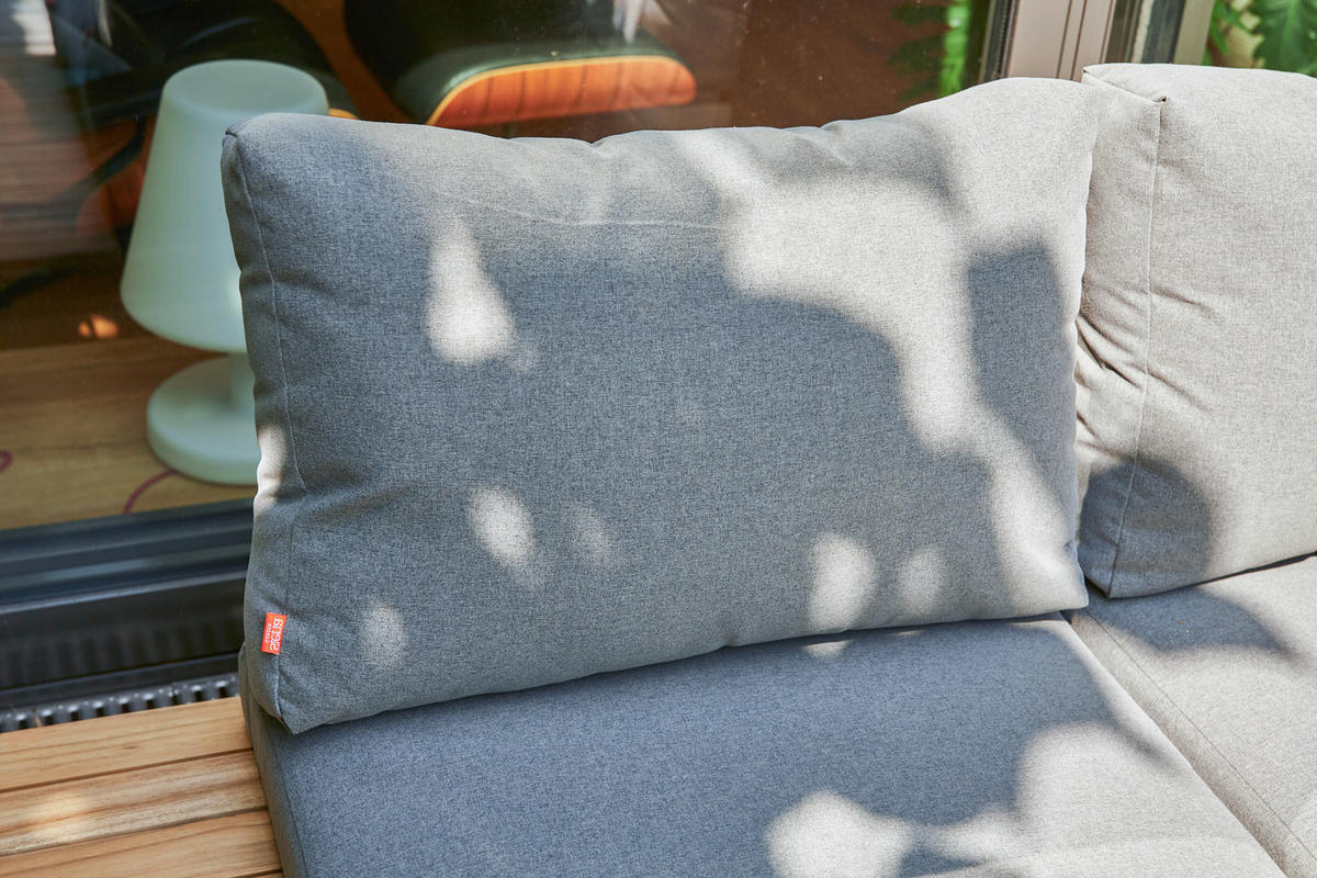 LOUNGESOFA  - Anthrazit/Grau, MODERN, Holz/Textil (172/70/84cm) - Siena Garden