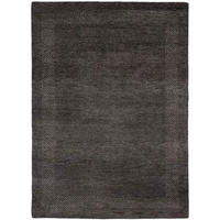 WOLLTEPPICH 140/200 cm Anthrazit, Schwarz  - Anthrazit/Schwarz, KONVENTIONELL, Textil (140/200cm) - Cazaris