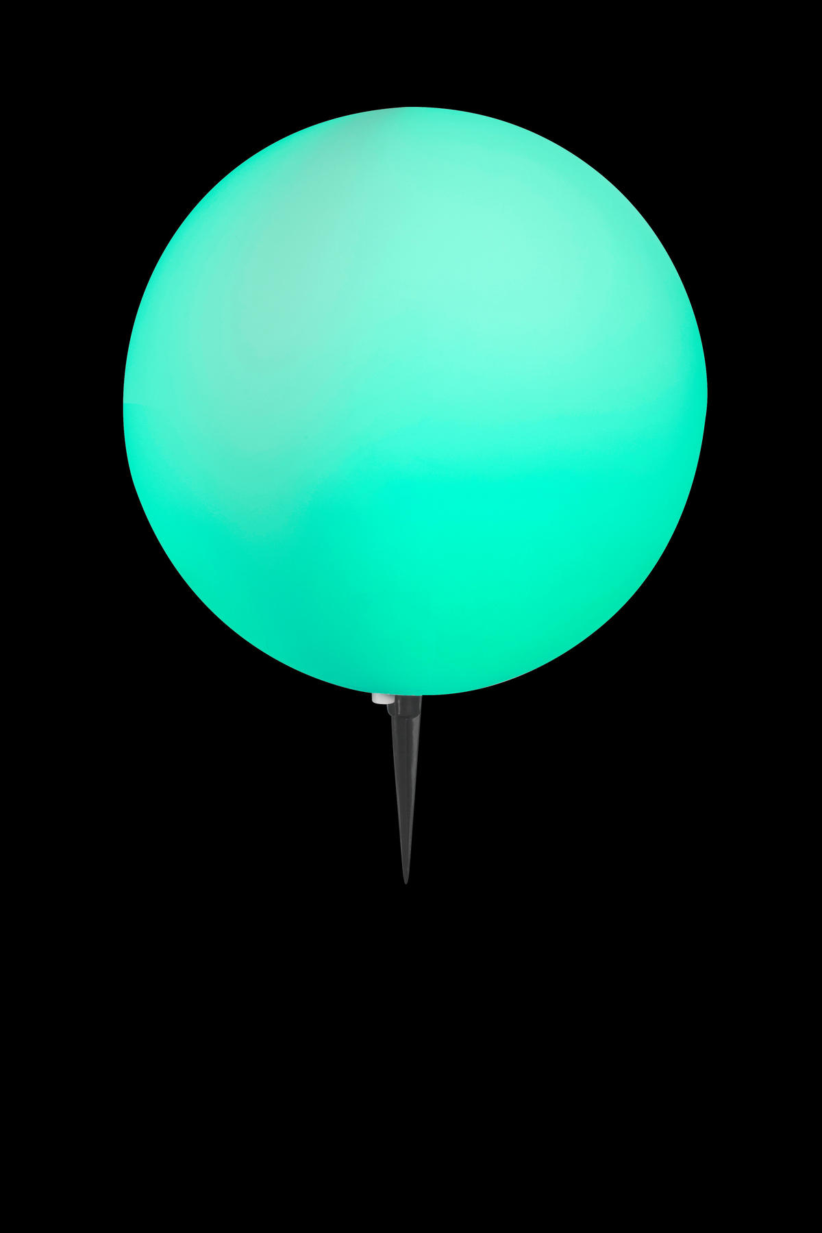 AUßENSTEHLEUCHTE - Schwarz/Weiß, Design, Kunststoff (40/56cm) - Globo