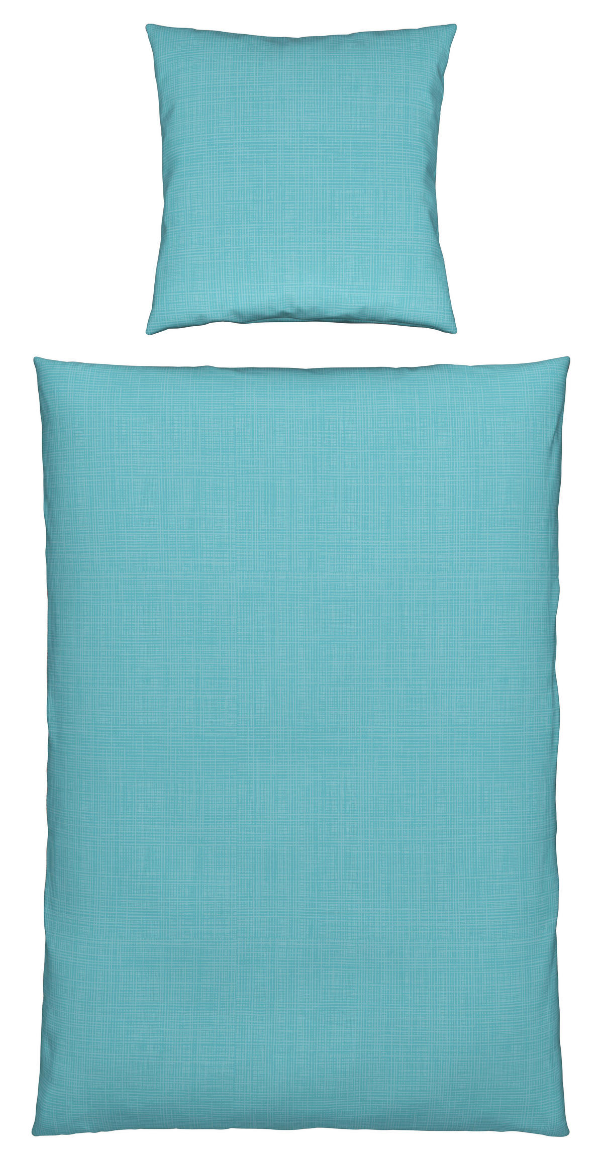 BETTWÄSCHE GENTANO Musselin 155/220 cm  - Hellblau, Basics, Textil (155/220cm) - Novel