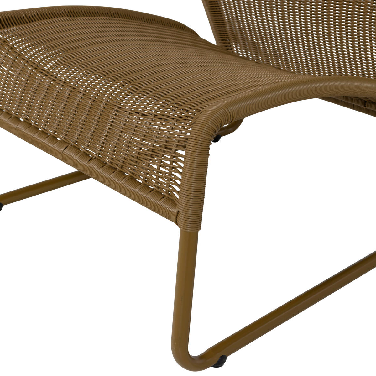 GARTENSESSEL Metall, Kunststoff Honig  - Honig, MODERN, Kunststoff/Metall (78/67/69cm) - Livetastic