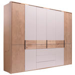 DREHTÜRENSCHRANK  in Taupe, Eichefarben  - Taupe/Eichefarben, KONVENTIONELL, Holz/Holzwerkstoff (300/229/59cm) - Dieter Knoll