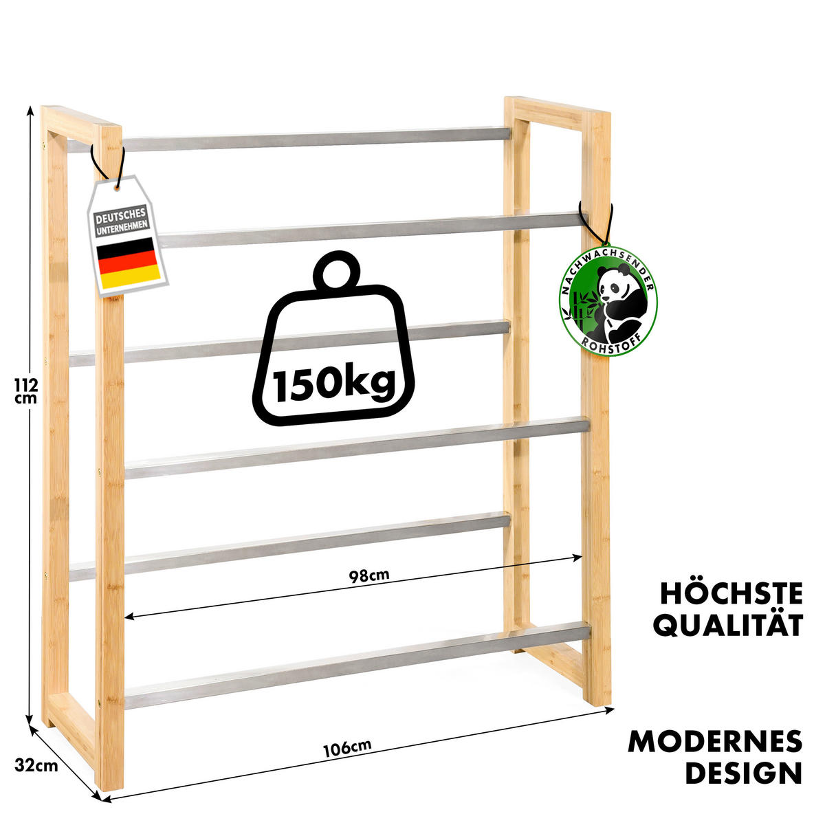 FLASCHENREGAL  - Beige, Basics, Holz (106/112/32cm) - Floordirekt