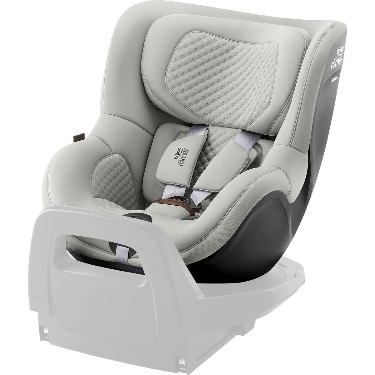REBOARDER-KINDERSITZ DUALFIX 5Z  - Greige/Hellgrau, Basics, Kunststoff/Textil (44/48/74cm) - Britax Römer