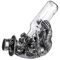 FLASCHENHALTER - Silberfarben/Goldfarben, Basics, Kunststoff (27,5/20,5/16,5cm)