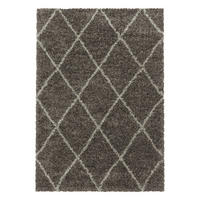 KOBEREC S VYSOKÝM VLASEM, 120/170 cm, šedohnědá - šedohnědá, Basics, textil (120/170cm) - Novel