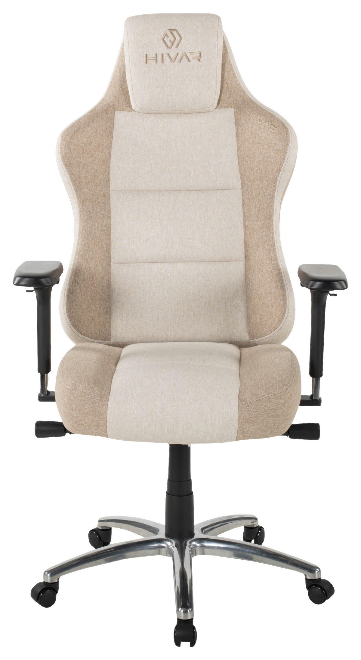 EQLIPSE Sand Silver Silberfarben, Beige Metall, Textil   - Beige/Silberfarben, LIFESTYLE, Textil/Metall (79/142/77cm) - HIVAR
