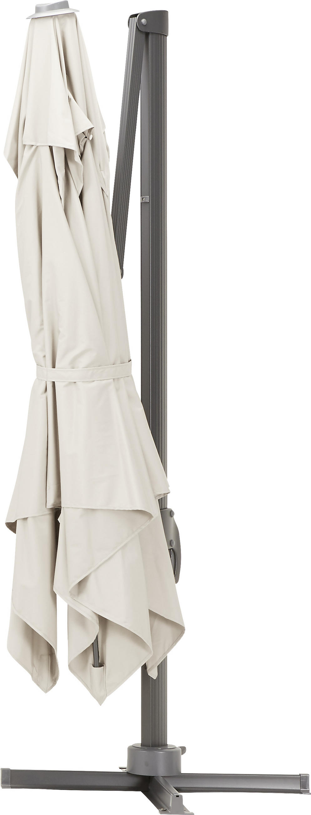 FÜGGŐ NAPERNYŐ  300/300 cm  - natúr/antracit, Lifestyle, textil/fém (300/300cm) - Ambia Garden
