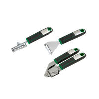 KÜCHENHELFERSET Chefkoch  - Grau/Grün, Basics, Kunststoff/Metall - Chefkoch+Fackelmann