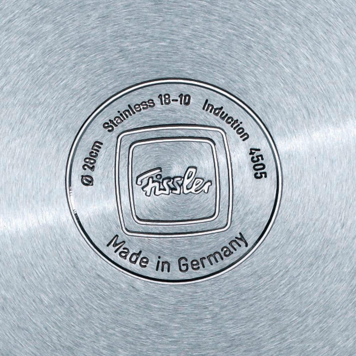LONEC  Viseo®  5,7 l  kovina   - srebrne barve, Basics, kovina/steklo (24/14cm) - Fissler