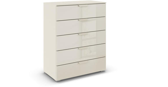KOMMODE  in 80/100/43 cm  - Champagner, Design, Glas/Holzwerkstoff (80/100/43cm) - Carryhome