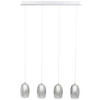 LED-HÄNGELEUCHTE 72/12/121 cm    - Chromfarben/Grau, Design, Glas/Metall (72/12/121cm) - Brilliant