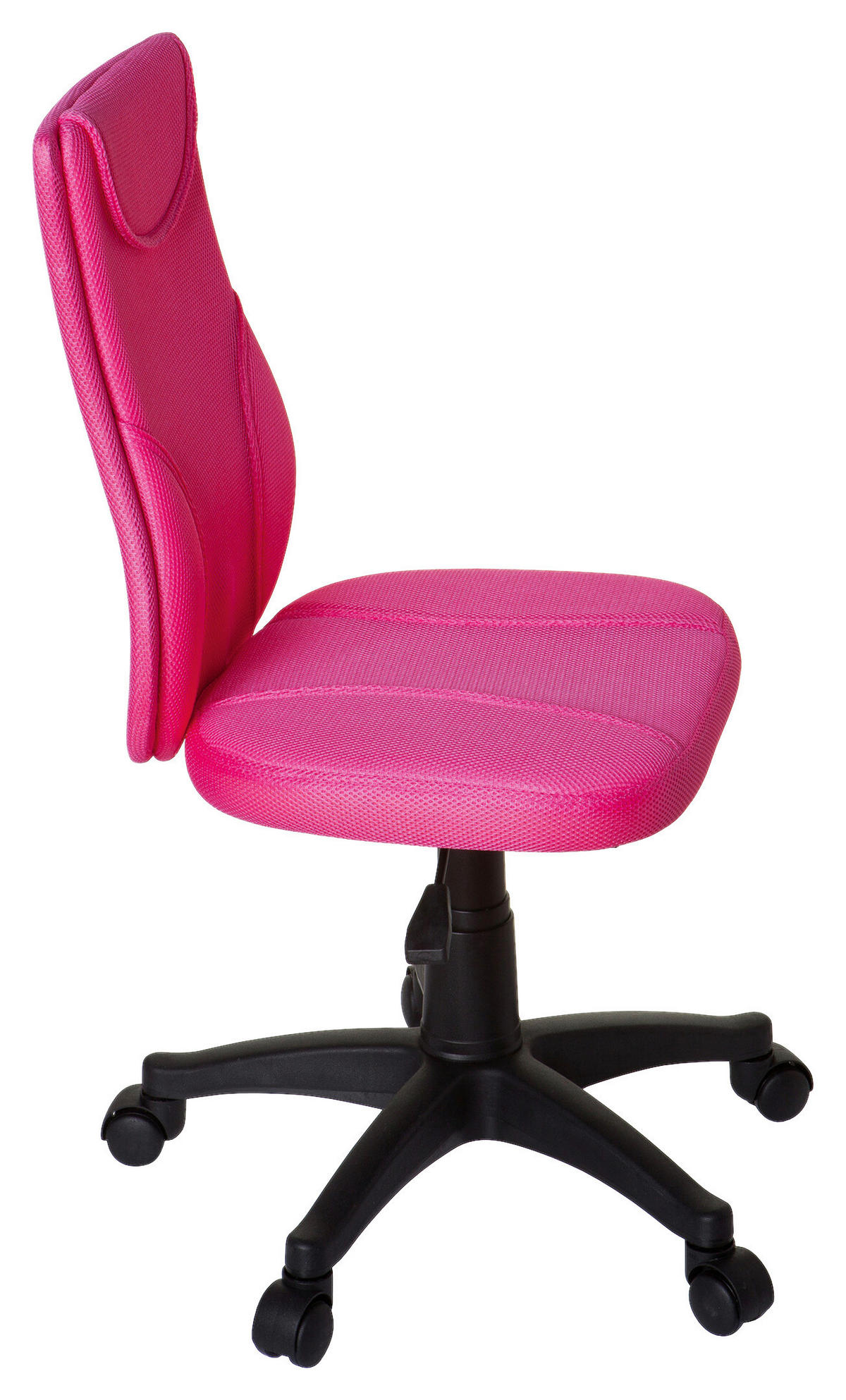 OTOČNÁ ŽIDLE PRO MLÁDEŽ, pink - pink, Basics, plast (46/84-94/40cm) - MID.YOU