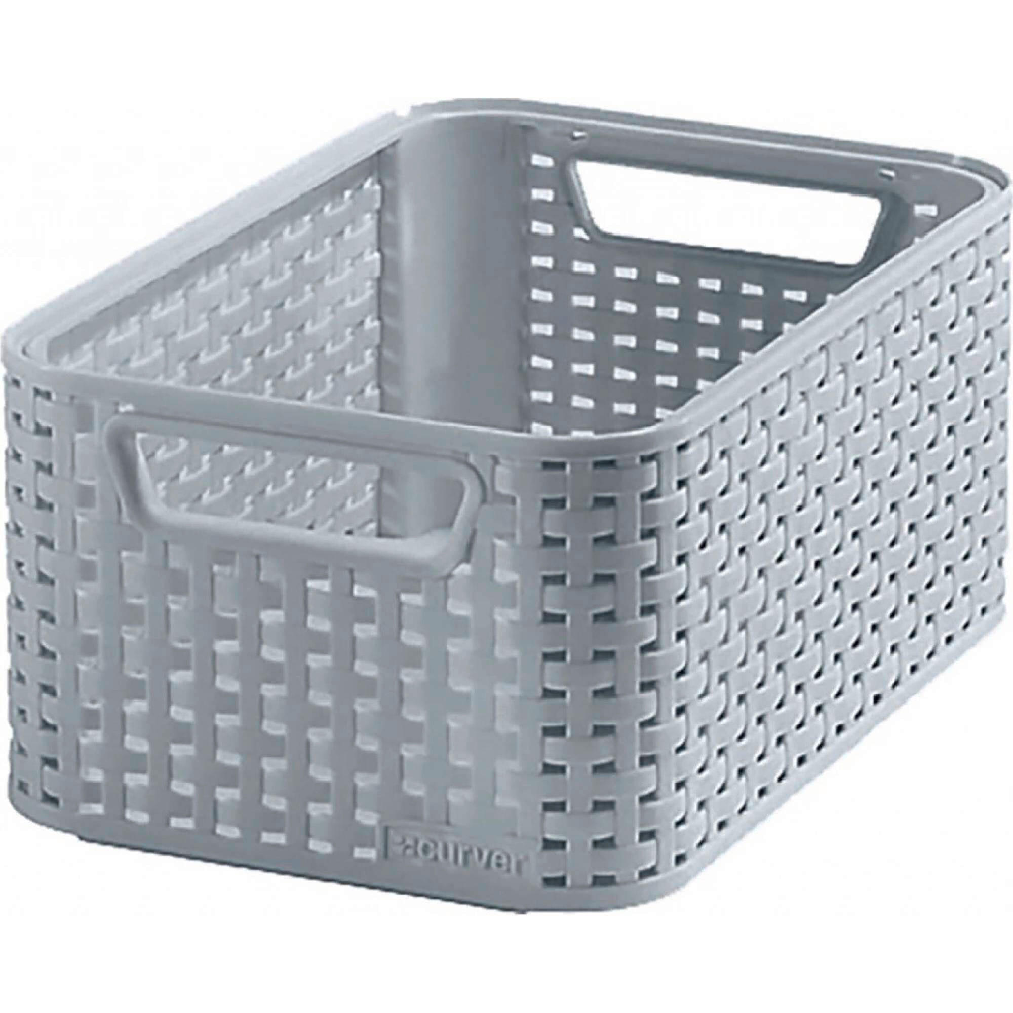 UNIVERZÁLNÍ KOŠÍK světle šedá - světle šedá, Basics, plast (28.5/29/17.2cm)