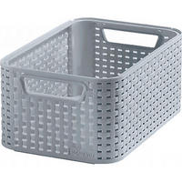 UNIVERZÁLNÍ KOŠÍK světle šedá - světle šedá, Basics, plast (28.5/29/17.2cm)