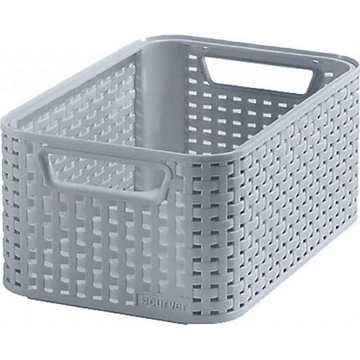 UNIVERZÁLNÍ KOŠÍK světle šedá - světle šedá, Basics, plast (28.5/29/17.2cm)