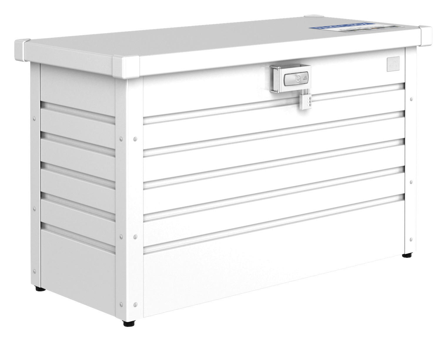 KISSENBOX 101/61/46 cm Metall Weiß  - Weiß, Basics, Metall (101/61/46cm) - Biohort