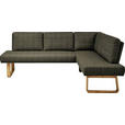 ECKBANK 240/174 cm  in Grün, Eichefarben  - Eichefarben/Grün, Design, Holz/Textil (240/174cm) - Dieter Knoll