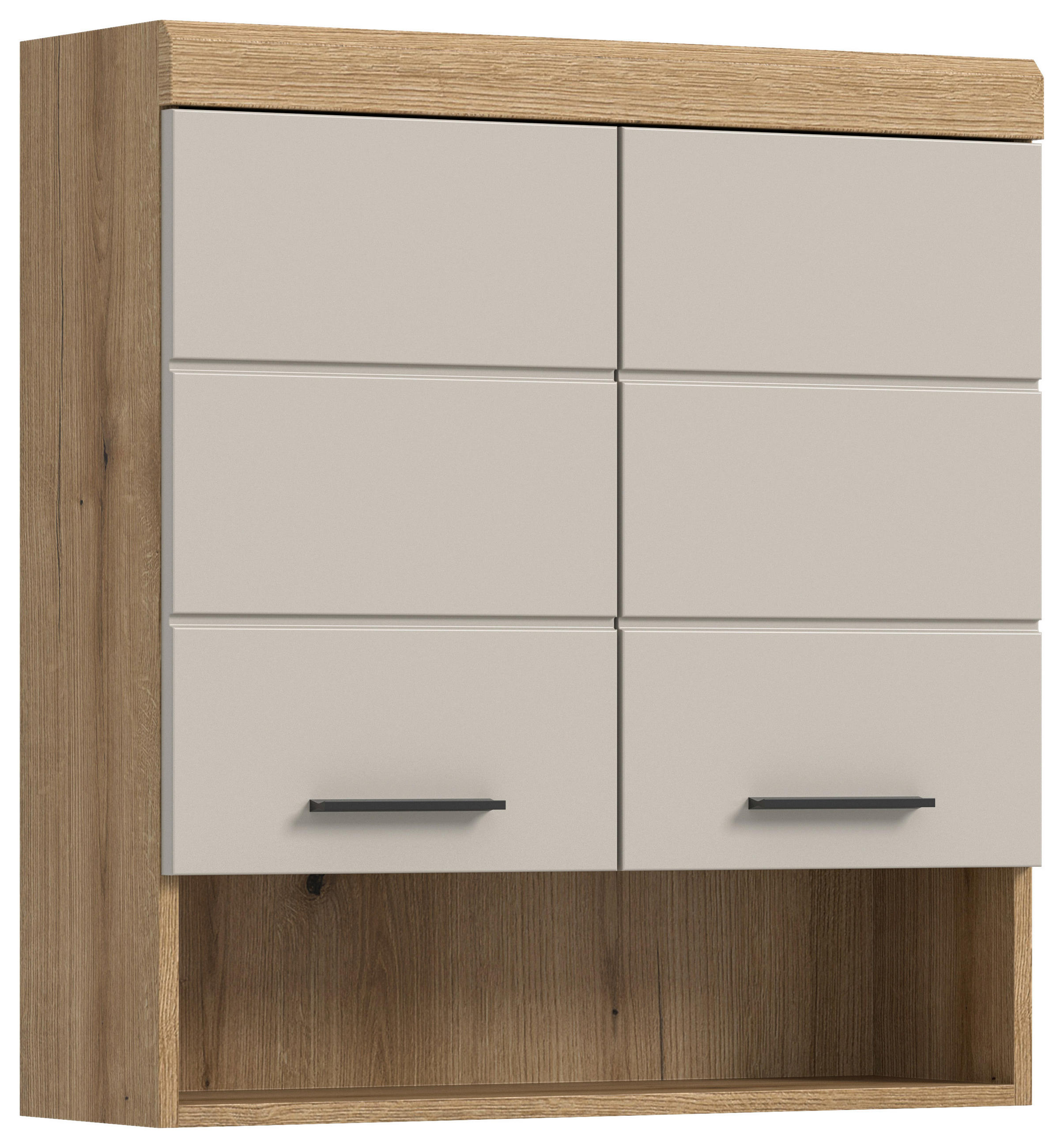 ZÁVĚSNÁ SKŘÍŇKA, kašmírová, přírodní barvy, 74/79/24 cm - černá/kašmírová, Moderní, kompozitní dřevo/plast (74/79/24cm) - MID.YOU