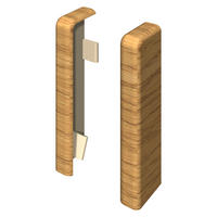 SOCKELLEISTENENDSTÜCK Braun, Eichefarben  - Eichefarben/Braun, KONVENTIONELL, Kunststoff (2.2/2.2/5.9cm) - Egger Holzwerkstoffe
