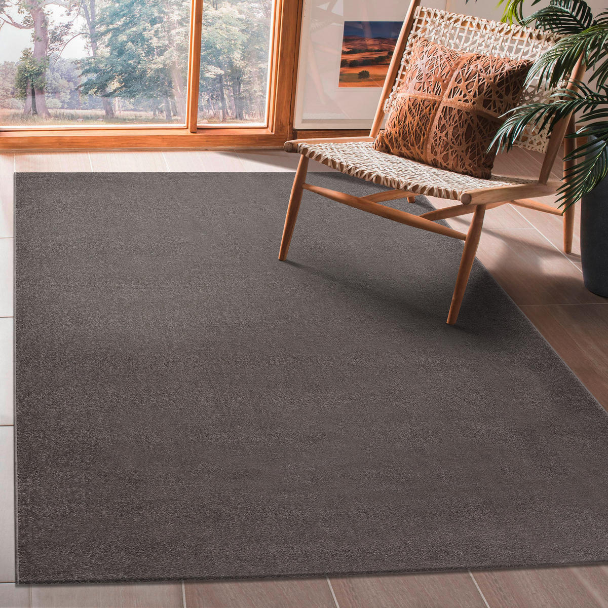TKANI TEPIH 140/200 cm   siva  Uni  - siva, Lifestyle, tekstil/plastika (140/200cm)