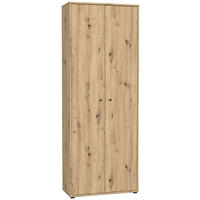 DREHTÜRENSCHRANK in Eiche Artisan  - Eiche Artisan, Design, Holzwerkstoff (73,7/197,5/34,8cm)