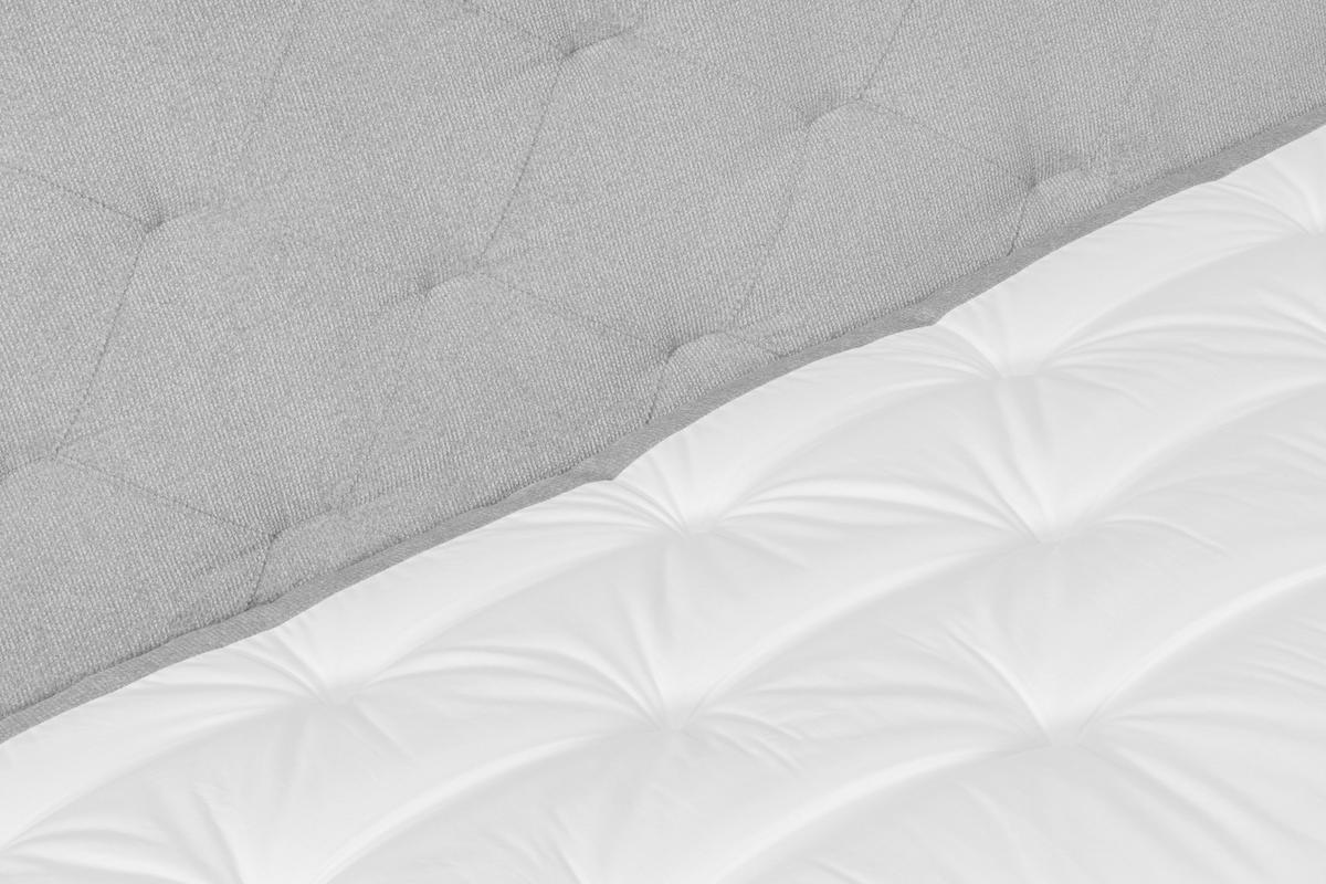 BOXSPRINGBETT 180/200 cm  in Hellgrau  - Eichefarben/Hellgrau, Konventionell, Holz/Textil (180/200cm) - Welnova