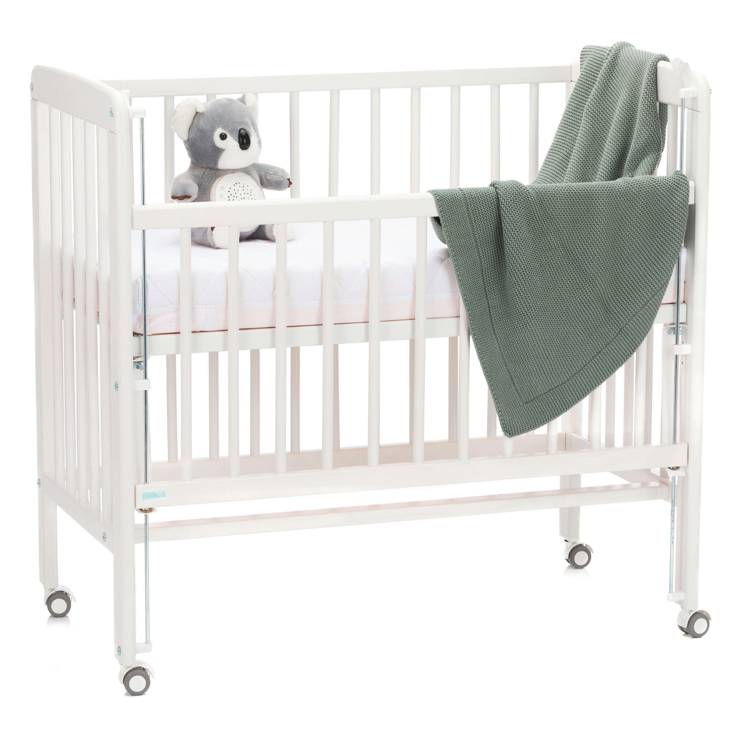 Thumbnail - Fillikid Babydecke, Mintgrün, Textil, Füllung: Baumwollfüllung, 80x100 cm, Gots, Schlafen, Babybett-Ausstattung, Babydec...