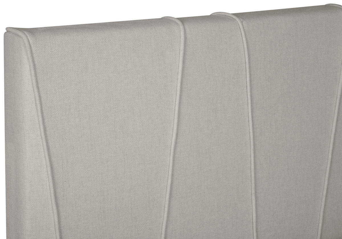 BOXSPRING-ÁGY 140/200 cm  bézs  - bézs/fekete, Modern, textil (140/200cm) - MID.YOU