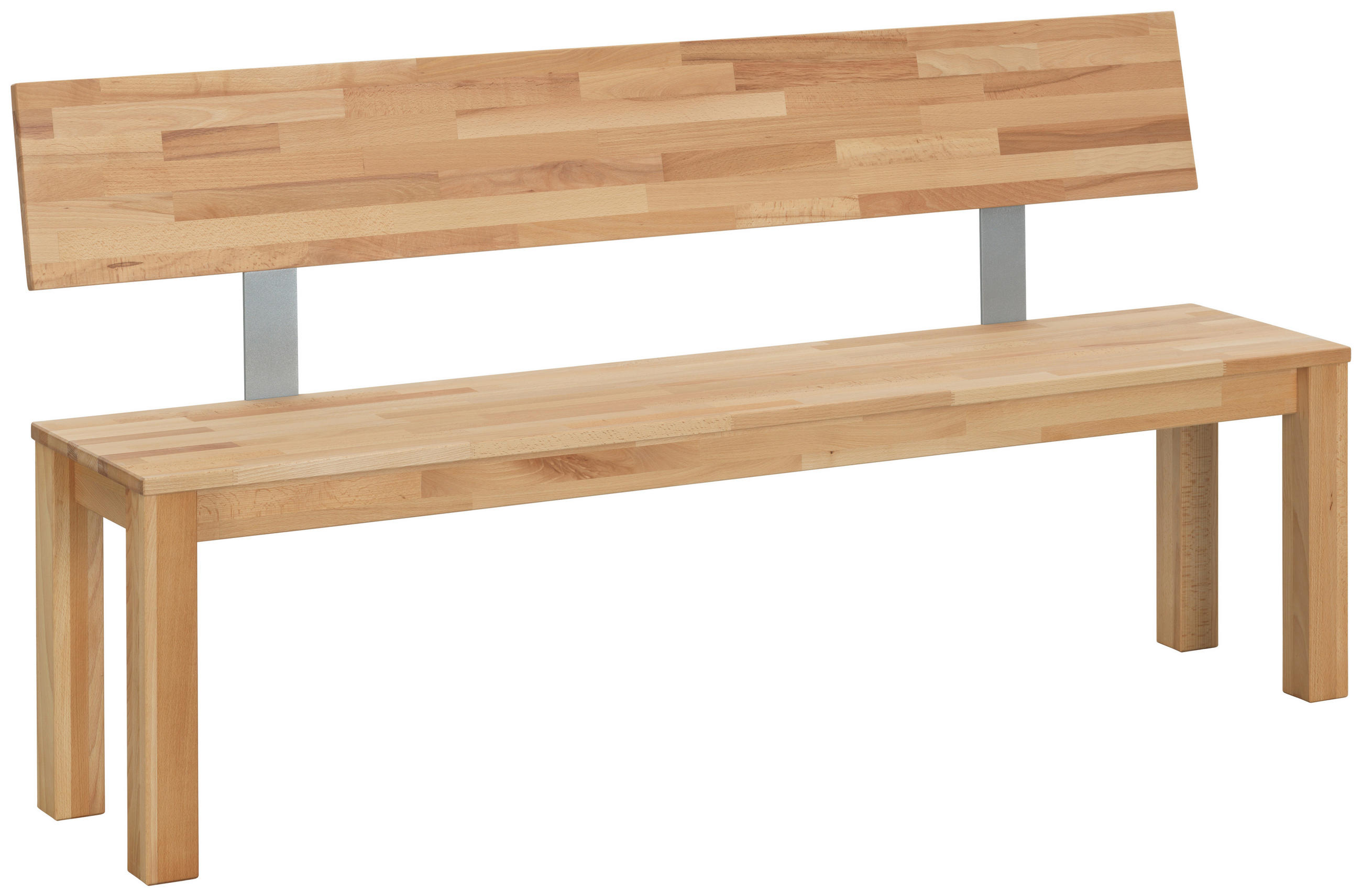 SITZBANK 160/84/40 cm Kernbuche Kernbuche massiv - Kernbuche, Natur, Holz (160/84/40cm) - Livetastic