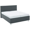 POLSTERBETT 180/200 cm  in Dunkelgrau  - Weiss/Dunkelgrau, Konventionell, Holz/Holzwerkstoff (180/200cm) - Beldomo - Sleep