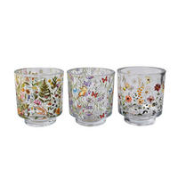 ÜVEG TEAMÉCSESTARTÓ - színes, Lifestyle, Üveg (9/10cm)