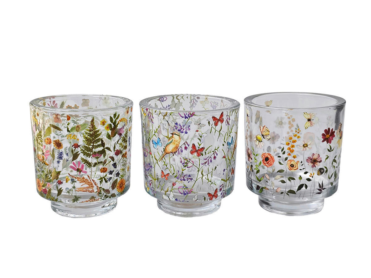 ÜVEG TEAMÉCSESTARTÓ - színes, Lifestyle, Üveg (9/10cm)