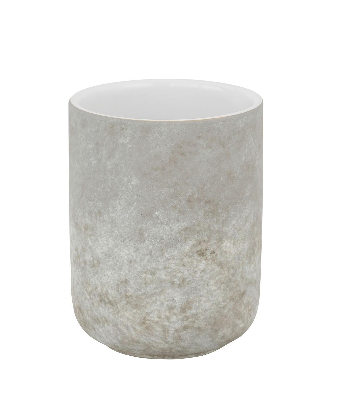 ZAHNPUTZBECHER LONDA  - Hellgrau/Grau, KONVENTIONELL, Keramik (8/10,5/8cm) - Schöner Wohnen