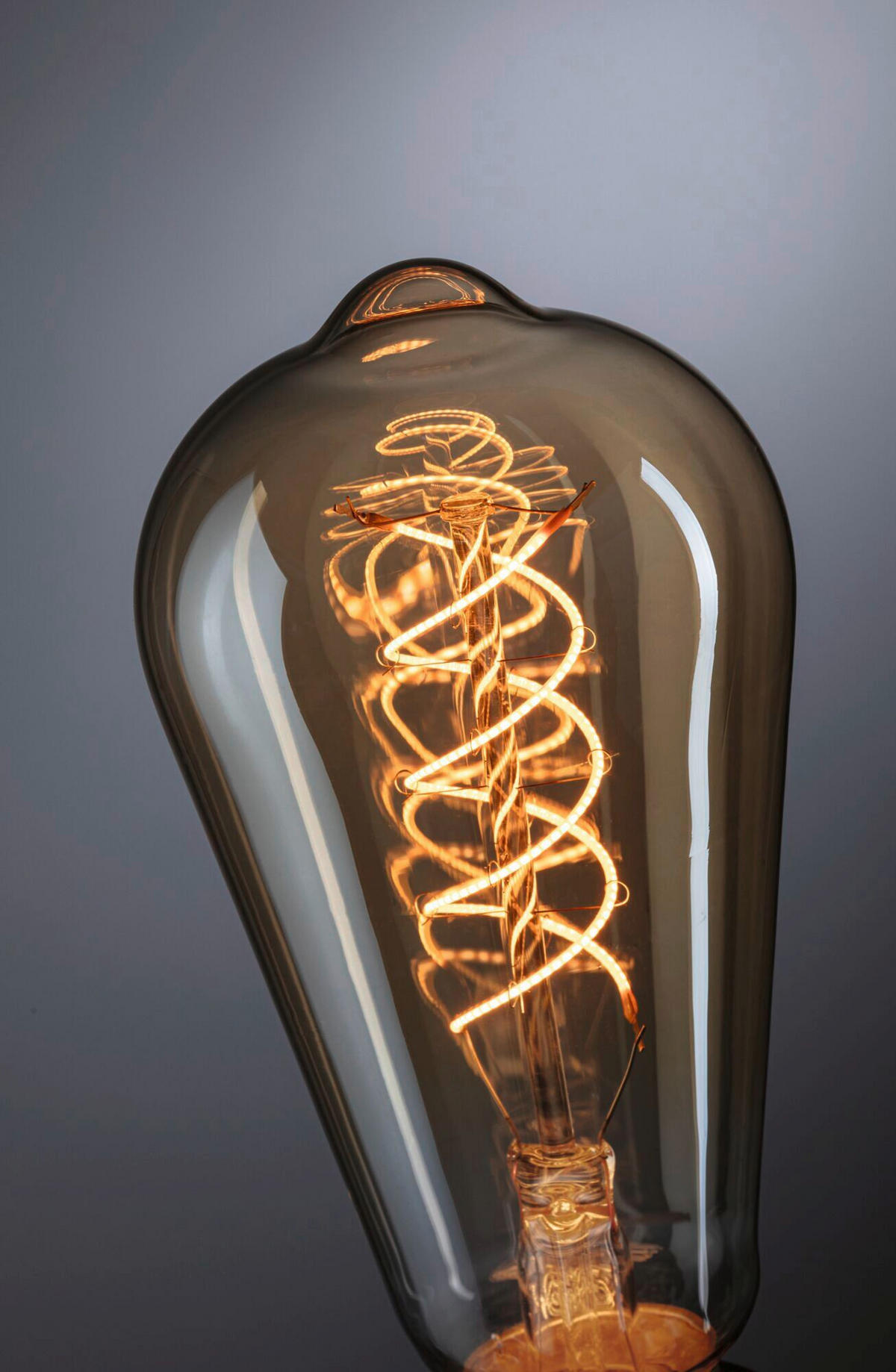 LED-LEUCHTMITTEL   E27 4,2 W 300 lm  - Goldfarben, Basics, Glas (6,4/14,3cm) - Paulmann