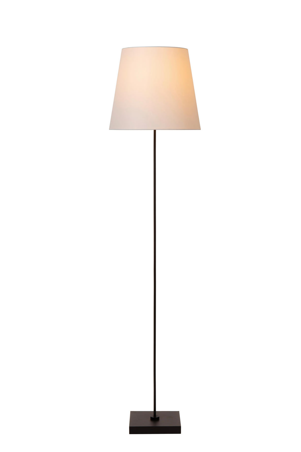 STEHLEUCHTE 35/35/150 cm    - Schwarz/Weiß, KONVENTIONELL, Metall (35/35/150cm) - Lucide