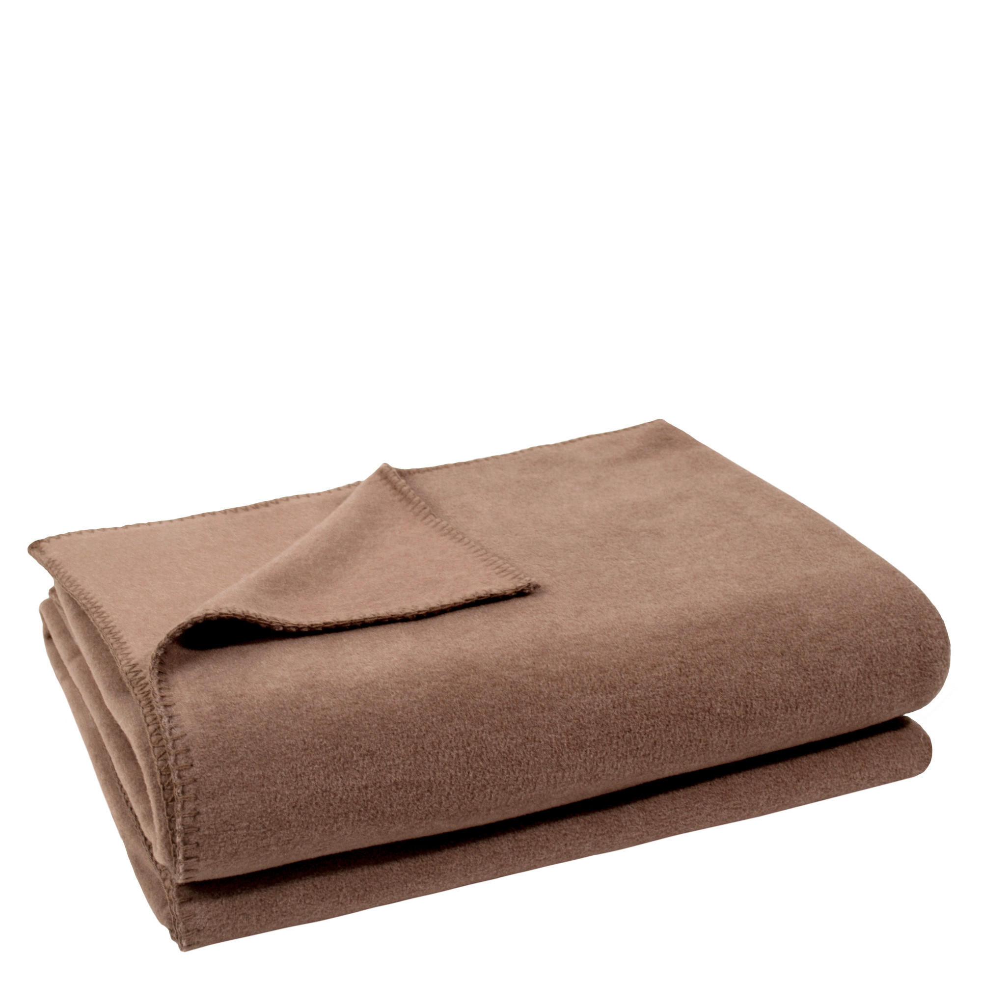 ODEJA SOFT FLEECE, RJAVA 160/200 cm umazano rjava  - umazano rjava, Konvencionalno, tekstil (160/200cm) - Zoeppritz