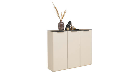 SCHUHSCHRANK  in 120/100/34,5 cm  - Kaschmir/Anthrazit, Design, Holzwerkstoff/Kunststoff (120/100/34,5cm) - Voleo