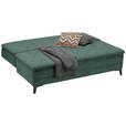 BOXSPRINGSOFA Webstoff Grün  - Schwarz/Grün, Design, Textil/Metall (200/100/108cm) - Novel