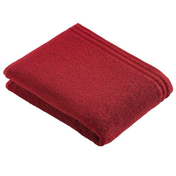 DUSCHTUCH Calypso Feeling 67/140 cm - Rot, Basics, Textil (67/140cm) - Vossen
