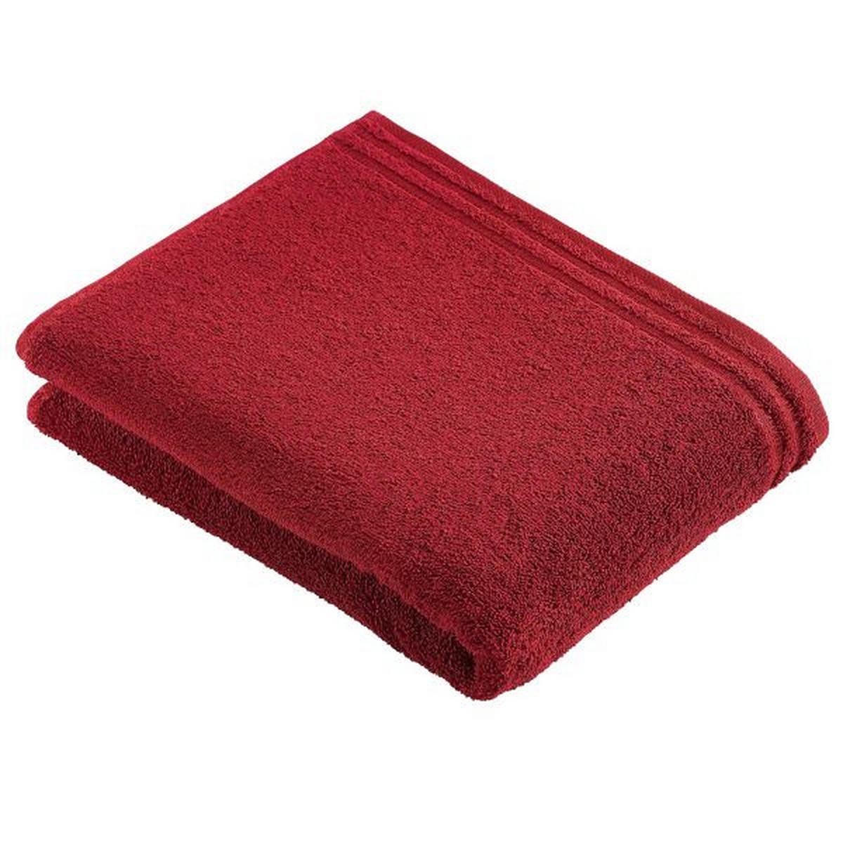 DUSCHTUCH 67/140 cm Calypso Feeling  - Rot, Basics, Textil (67/140cm) - Vossen