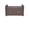 SITZBANK Braun Rattan  - Braun, KONVENTIONELL, Holz (45/90/51cm) - MID.YOU