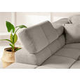 ECKSOFA  in Feincord Sandfarben  215/319 cm  - Sandfarben/Schwarz, Design, Kunststoff/Textil (215/319cm) - Hom`in