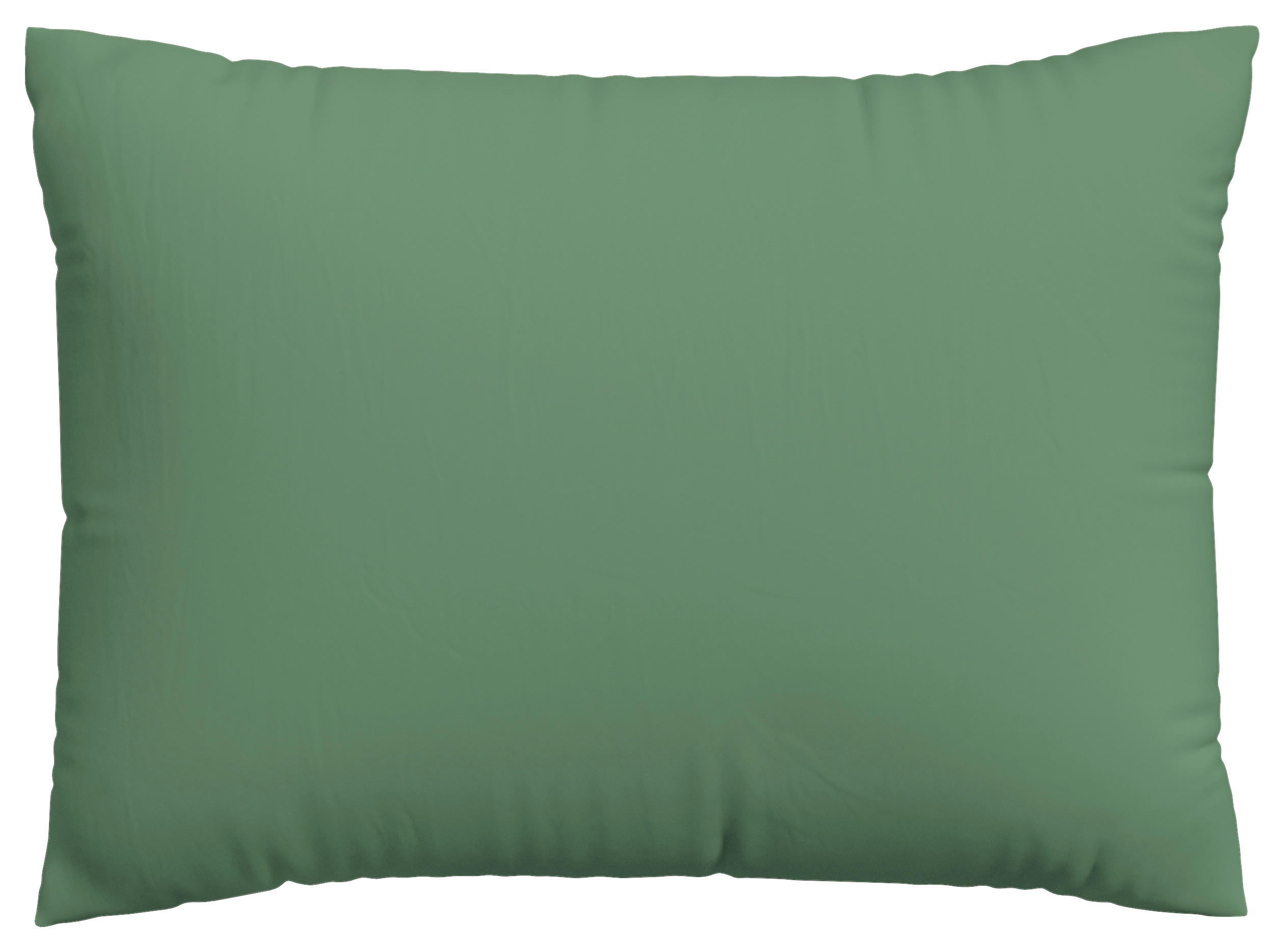 KOPFPOLSTERBEZUG KNITTED JERSEY 60/80 cm  - Grün, Basics, Textil (60/80cm) - Schlafgut