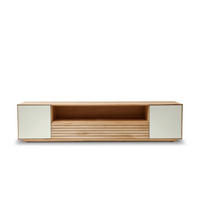 LOWBOARD  198/45/45 cm 1 Schublade(n) Beimöbel erhältlich, stehend  - Kaschmir/Eichefarben, KONVENTIONELL, Glas/Holz (198/45/45cm) - Linea Natura